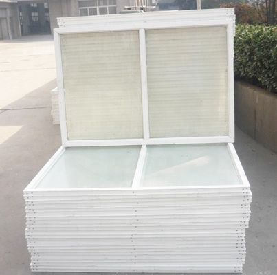 Industrieel glasvezel venster voor corrosieve omgevingen Maximale breedte 1m Aanpasbaar