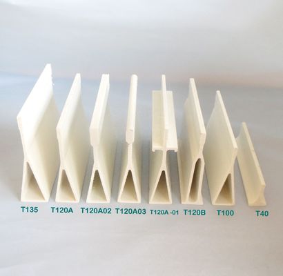 Glanz oppervlak Pultruded FRP steunbalk voor varkens pluimvee schapen Plastic slate vloer