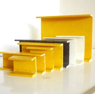 Hoge sterkte aangepaste FRP Pultrusion C-kanaalprofielen 18 mm tot 810 mm breedte