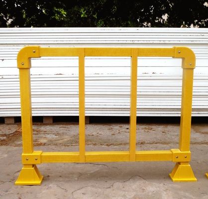Chemisch bestand pultrudeerd GFRP handrail hek geïsoleerd voor maximale bescherming