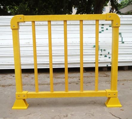 Chemisch bestand pultrudeerd GFRP handrail hek geïsoleerd voor maximale bescherming