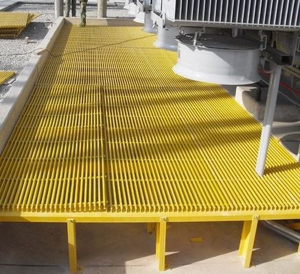 Techniek Pultruded GRP glasvezel dekvloer voor corrosiebestendig scheepswandpad
