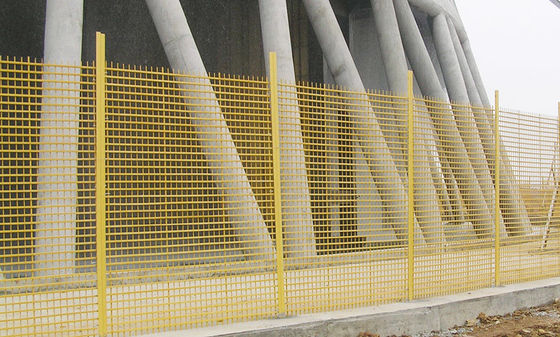 Chemisch corrosiebestendig FRP-veiligheidsgridsysteem met pultrudeertechniek