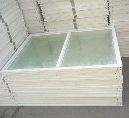 Hoogtemperatuurbestendige verticale GRP FRP-ruitblind voor industriële toepassingen