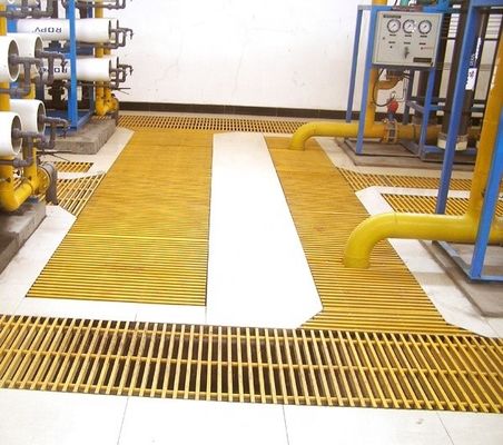 Anti-slip FRP-graafdrainratten met chemische weerstand en snijservice