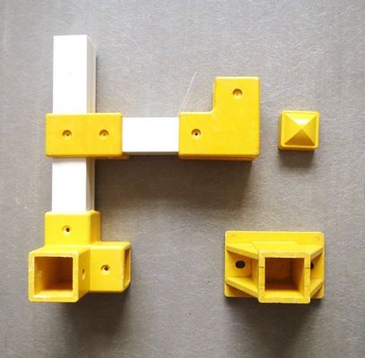 UV-bescherming FRP glasvezel handrail fitting/elleboog/basis/twee/kruis connector 36mm 50mm