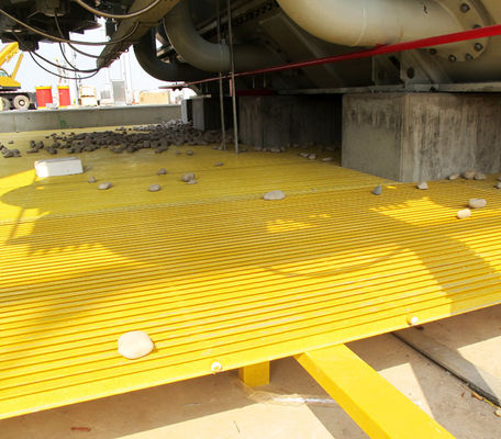 Snij FRP rooster loopbrug Corrosiebestendige oplossing voor Pultrusion van glasvezel