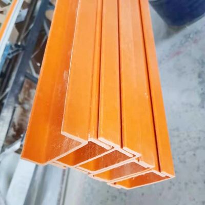 Geïsoleerde ladderrails GRP FRP C-kanaalprofielen Corrosiebestendig 1m tot 11,6m lengte