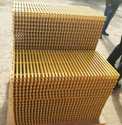 Techniek Pultruded anti-skid geïsoleerde FRP veiligheidsgratten voor industriële omgevingen