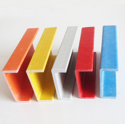 Hoge sterkte glasvezel ladder kanaal materiaal 70mm 84mm 88mm voor aangepaste kleuren