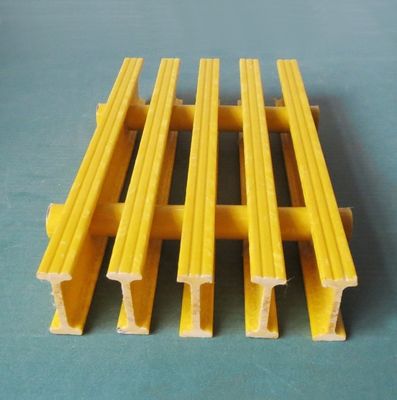 25 mm 38 mm 50 mm 58 mm FRP I Bar Grating voor wandelpad Pultruded Techniek Anti-corrosie