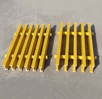 25 mm 38 mm 50 mm 58 mm FRP I Bar Grating voor wandelpad Pultruded Techniek Anti-corrosie