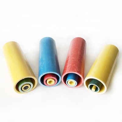 Gepersonaliseerde kleuren glad glasvezel gepultrudeerde composiet ronde holle buizen voor de markt