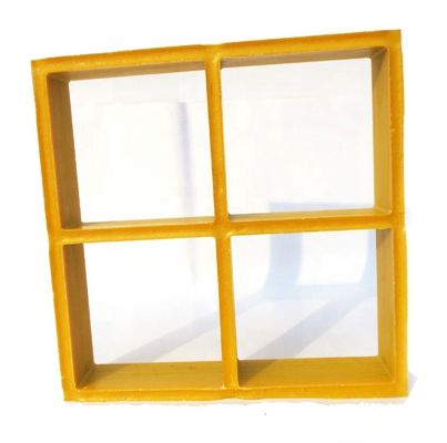 Snijdservice 50x50 mm groot gaas FRP rooster hek glasvezel luchtventilatie rooster