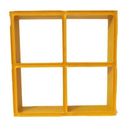 Snijdservice 50x50 mm groot gaas FRP rooster hek glasvezel luchtventilatie rooster