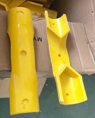 UV-beschermde glasvezel T Cross Tee connector voor 36 mm en 50 mm FRP hekleidingen
