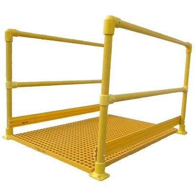 Buiten FRP hek Duurzaam glasvezel pultrusie ontwerp voor UV-bescherming handrail