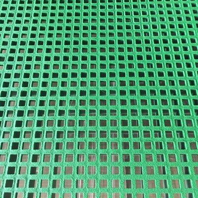 Snijverwerkingsservice FRP Gritten Sand Glass Fiber Grating Micro Mini Mesh Molded