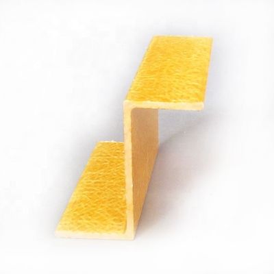 Structuren Ondersteuning met chemisch bestand GFRP Z-profiel Glad en duurzaam materiaal
