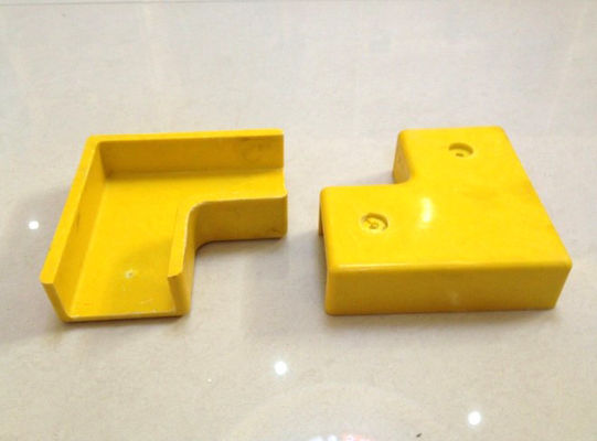 Pultruded 50mm Square Tube FRP Handrail Fence Post Base met snijcapaciteit
