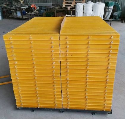 Pultrudeerde techniek FRP roosterplaat voor afvalwaterzuiveringsinstallaties Duurzaam en stevig