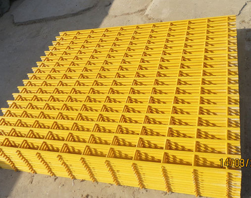 Pultrudeerde techniek FRP roosterplaat voor afvalwaterzuiveringsinstallaties Duurzaam en stevig
