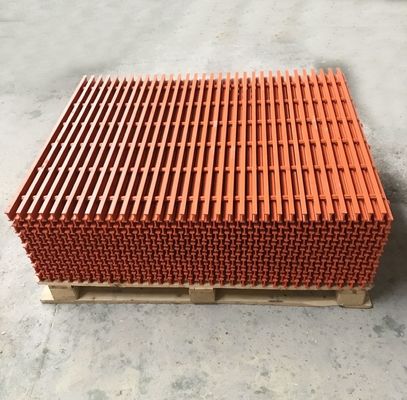 FRP-roosterwand met 38 mm Pultruded Phenolic Grate en brandwerend glasvezel
