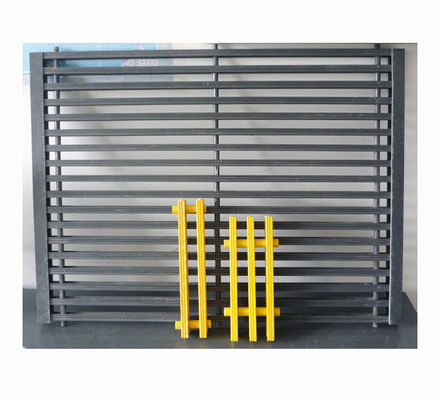 Anti-aging FRP glasvezelcomposite balkon GRP rooster hek voor industriële positie