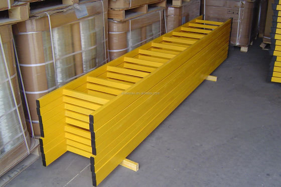 Type 1   250 lbs Gewichtscapaciteit Elektrisch Geïsoleerd GRP FRP Glasvezel Rechte Ladder