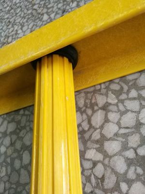 Direct verkopen glad FRP-ladder trappen en rails Lengte 1m tot 11,6m Geïsoleerd GFRP