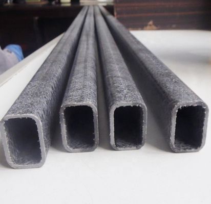 Glanzige verwerkingsservice Snijdend lichtgewicht glasvezel FRP rechthoekige buis voor kinderen Hockey Stick Handle