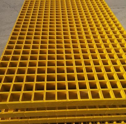 Anti-slip oppervlak glasvezel vloerrooster met anti-corrosie functie voor de stoeprand