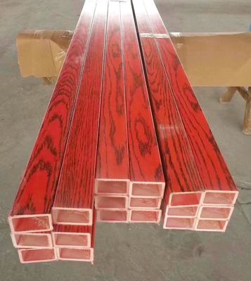 Hoge sterkte glasvezel dekplank met houtkorrel afwerking 80% open gebied