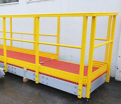 Type 1    250 lbs Gewichtscapaciteit FRP Railing voor geïsoleerde trappen Veiligheidshandvat