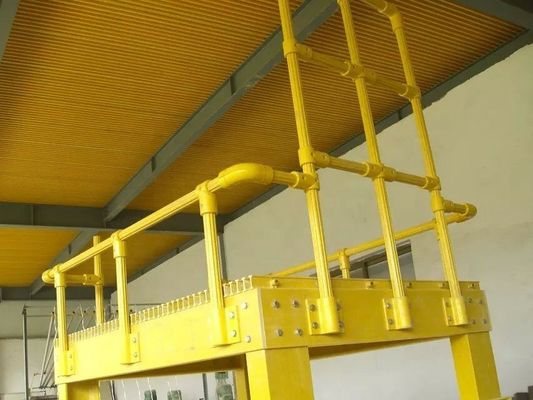 Type 1    250 lbs Gewichtscapaciteit FRP Railing voor geïsoleerde trappen Veiligheidshandvat