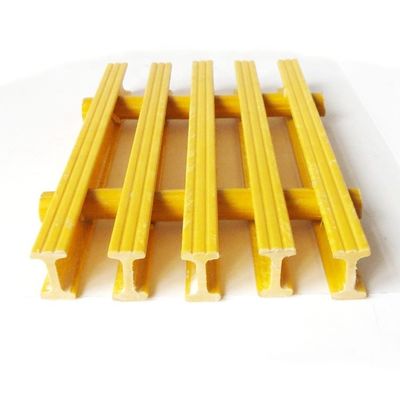 25 mm 38 mm GFRP glasvezel Pultruded FRP vloerrooster voor dekwand