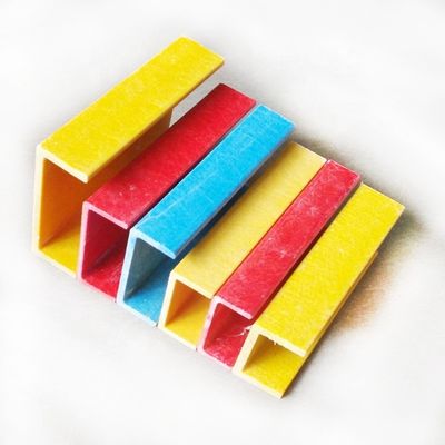 Onderhoudsarme FRP glasvezelversterkte kunststofkanaalprofielen Pultruded-technologie