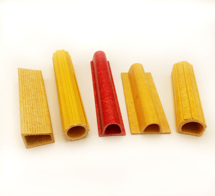 Snijdservice Pultruded FRP Tube Profiles Geavanceerde technologie voor anti-slip oppervlak