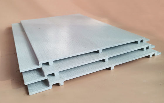 Makkelijk te installeren hoogsterk glasvezel gepultrudeerd paneelprofiel met aangepaste lengte