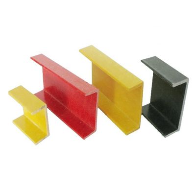 Chemisch corrosiebestendig glasvezelversterkt plastic C-kanaalprofiel voor buiten