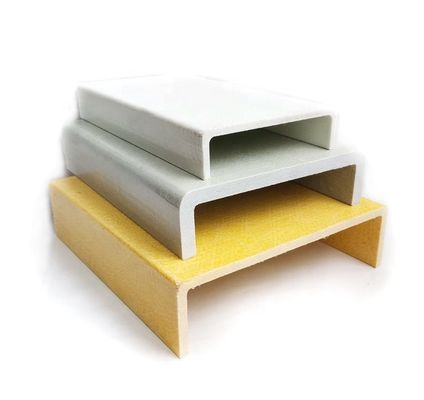 1m-11.6m Lengte glad GFRP glasvezelcomposite C-kanaal/H/I dakbalk voor dakbedekking