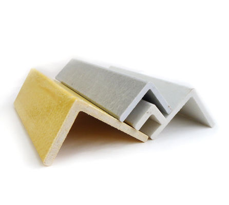 UV-bescherming Pultrured Composite Fiberglass Angle Bar 20mm 30mm 40mm 60mm 76mm Grootte