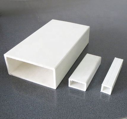 Hoge sterkte FRP Pultruded Composite Plastic Rectangular Tube Groottelijst voor structuren