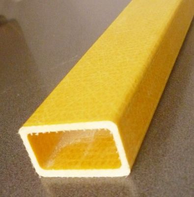 Hoge sterkte FRP Pultruded Composite Plastic Rectangular Tube Groottelijst voor structuren