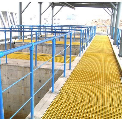 Ronde/vierkante FRP-rails van glasvezel voor GRP-trappen/dekken/loopbrug en duurzaamheid