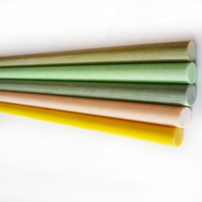 Op maat gemaakte lengte Kleurrijk en glad oppervlak UV beschermd met vezelversterkte plastische pultrusiestok