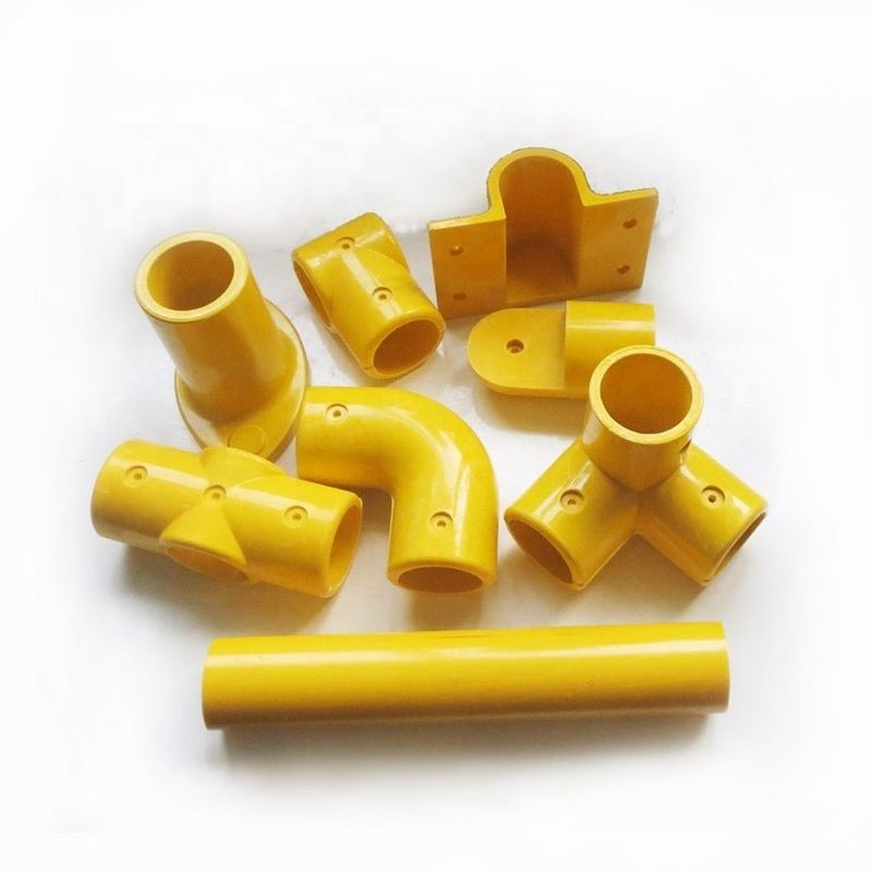 UV-bescherming FRP glasvezel handrail fitting/elleboog/basis/twee/kruis connector 36mm 50mm