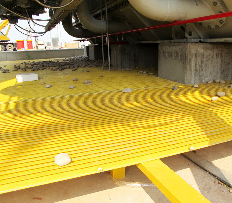 Snij FRP rooster loopbrug Corrosiebestendige oplossing voor Pultrusion van glasvezel