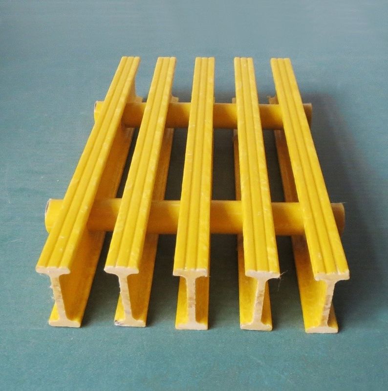 25 mm 38 mm 50 mm 58 mm FRP I Bar Grating voor wandelpad Pultruded Techniek Anti-corrosie