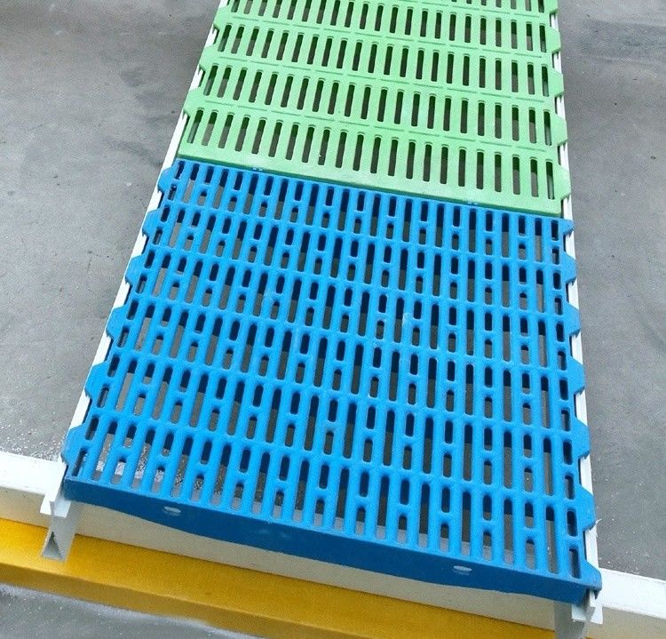 65x15 mm Mesh Size Pig Plastic Slatted Floor voor de verbouwing van kratten/varkenspen